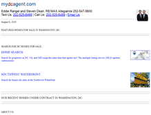 Tablet Screenshot of mydcagent.com